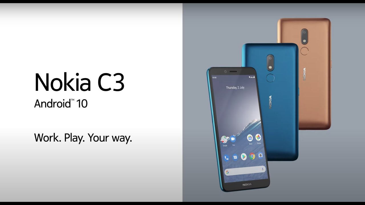 Nokia C3 – Work. Play. Your way.