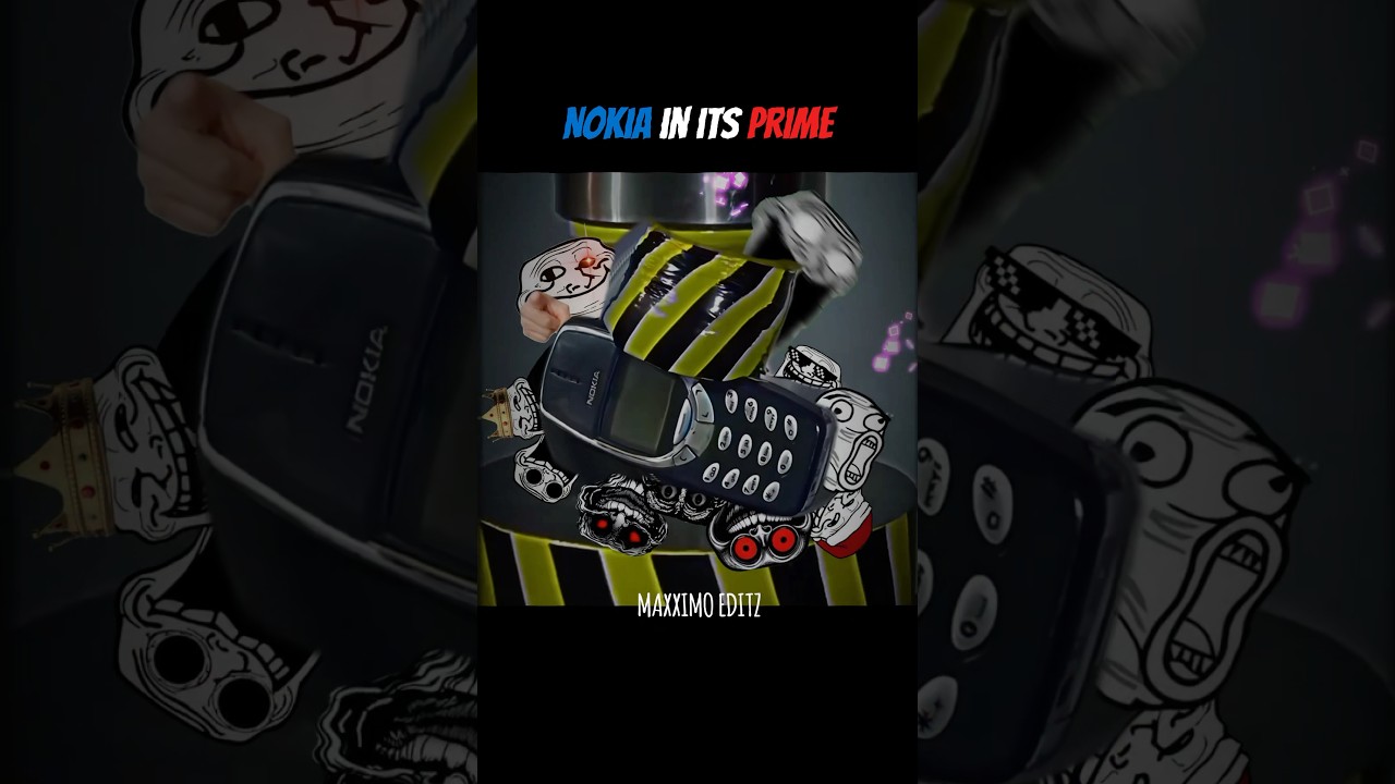 NOKIA in its prime... 💀 #shorts #trollface #aura