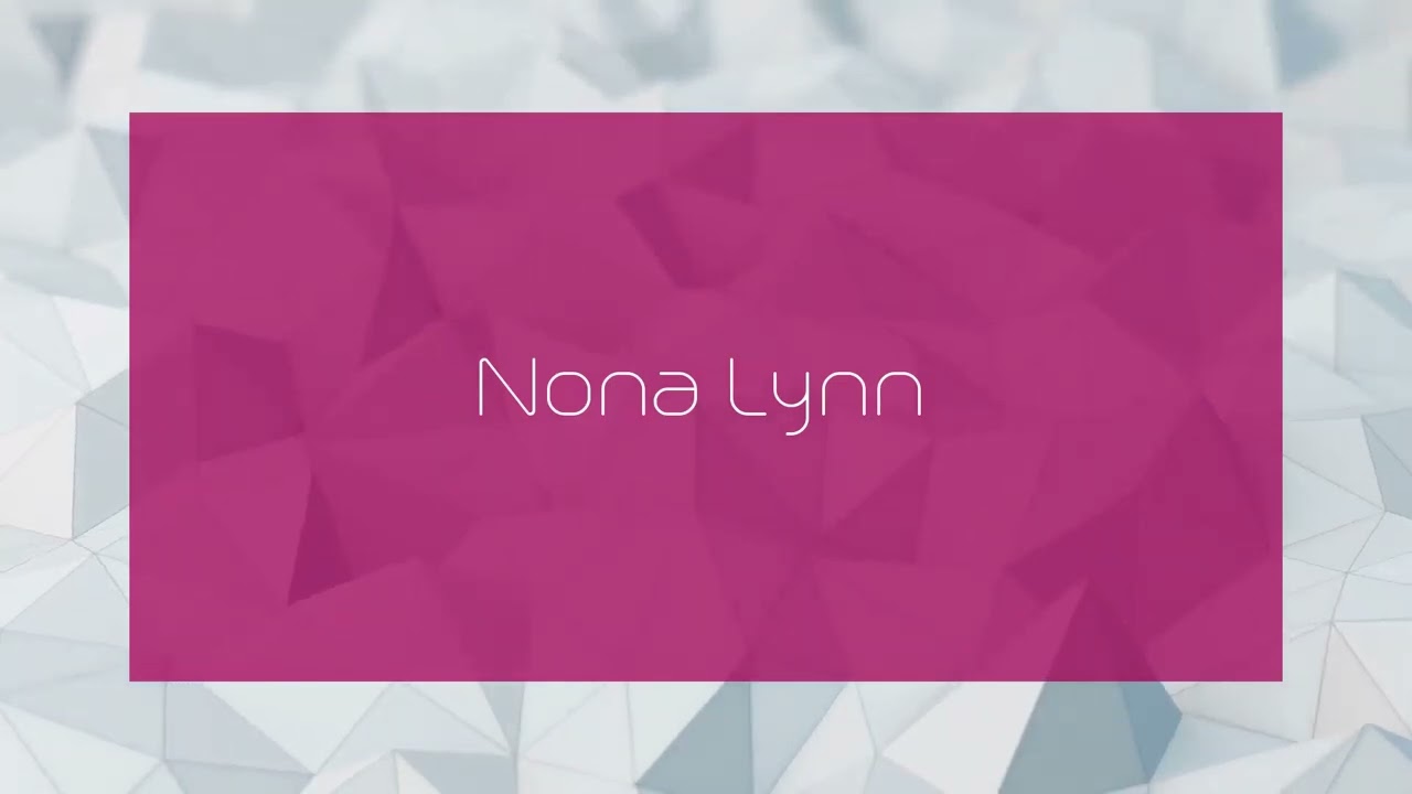 Nona Lynn - appearance