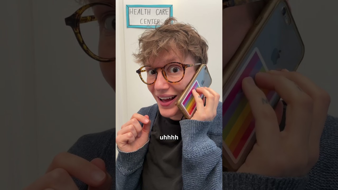 🏳️‍🌈nonbinary pregnant person at the doctor - gender inclusive language is important #shorts #lgbtq