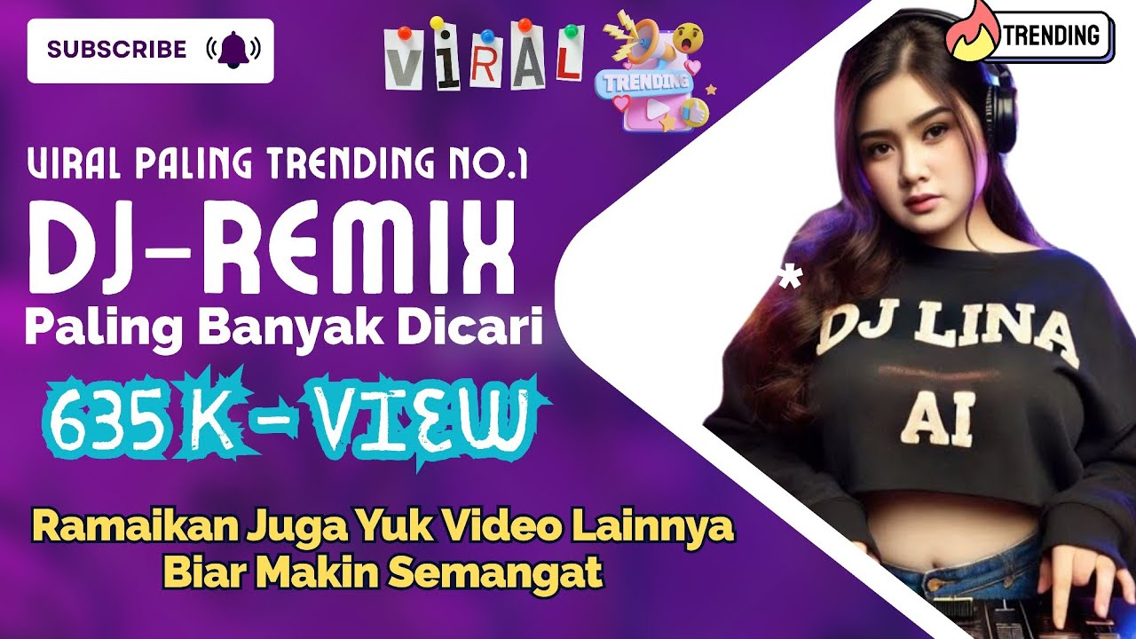 NONSTOP DJ REMIX FULL BASS | DJ LINA AI ENAK DIDENGAR | DJ-LINA RAHAYU (AI)