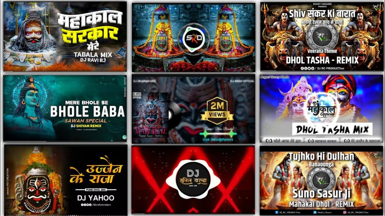 Nonstop mahakal remix dj song us headphone🎧