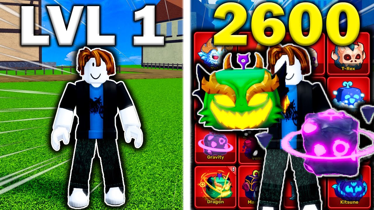 Noob To Max COLLECTING EVERY FRUIT In Blox Fruits