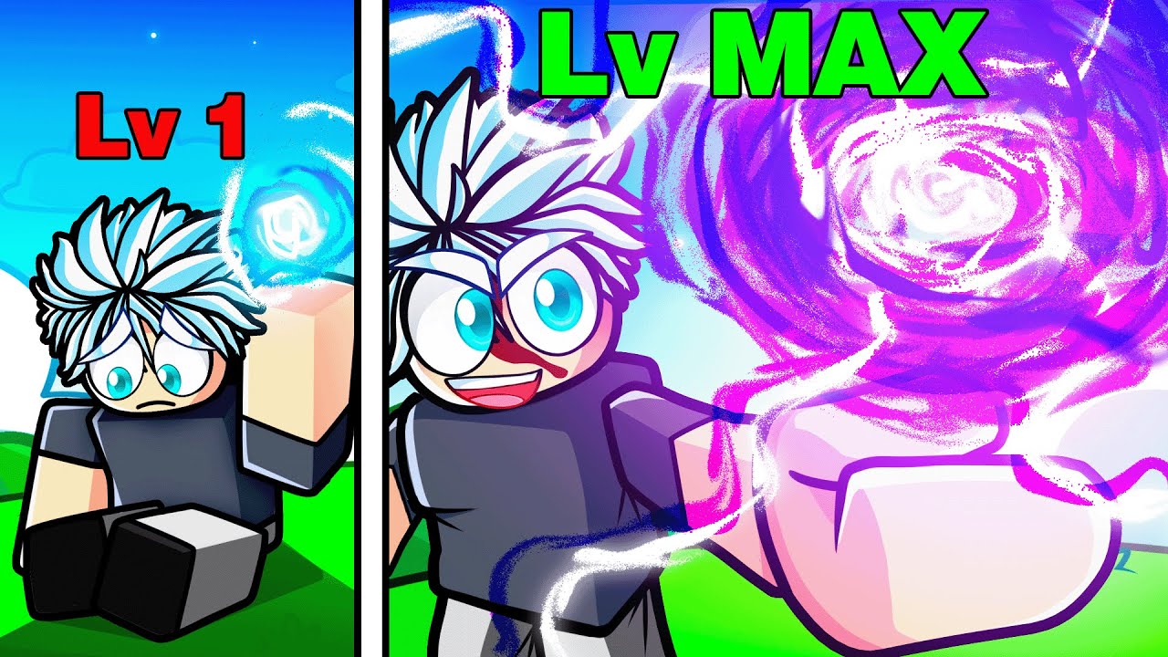 Noob to Max Level GOJO in Jujutsu Infinite Roblox!