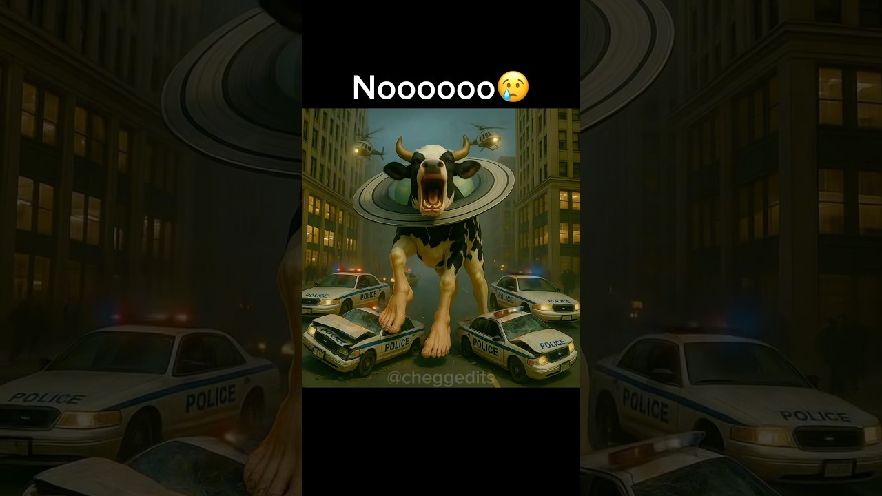 Nooooo La Vaca Saturno Saturnita in prison😭😢 la policia😢