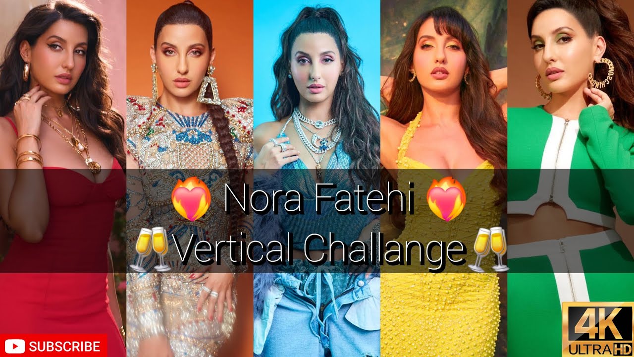 Nora Fatehi🥂❤️‍🔥😈 Vertical Challenge| Stop Go Challange|Actres