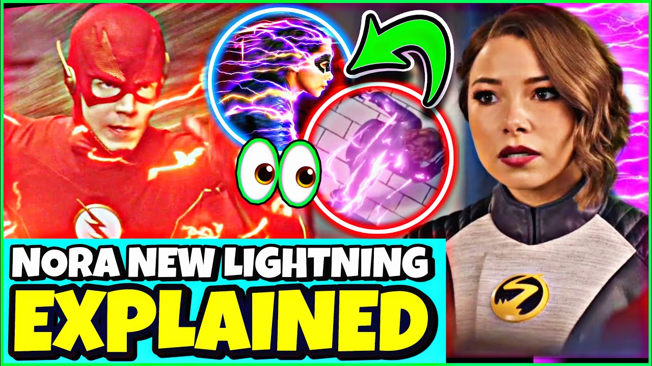 Nora West-Allen NEW LIGHTNING Color EXPLAINED! How is Nora ALIVE? - The Flash Season 7 Theory