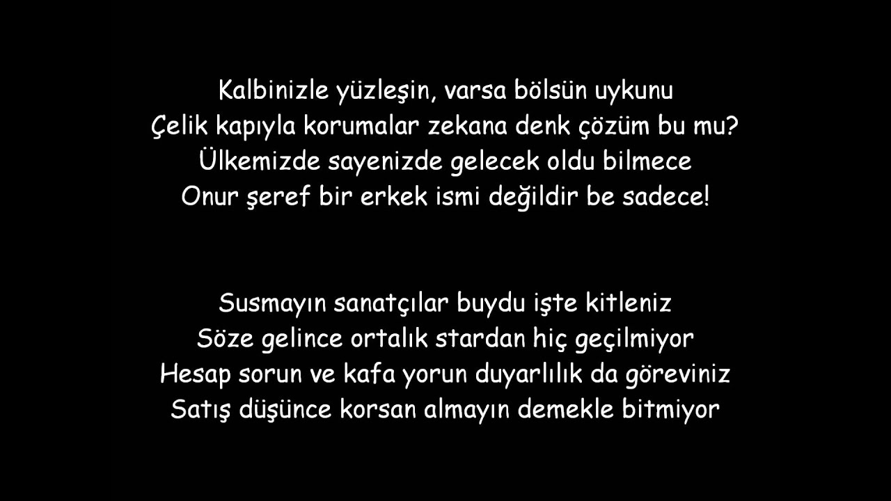Norm Ender - Çıktık Yine Yollara ( Lyrics )