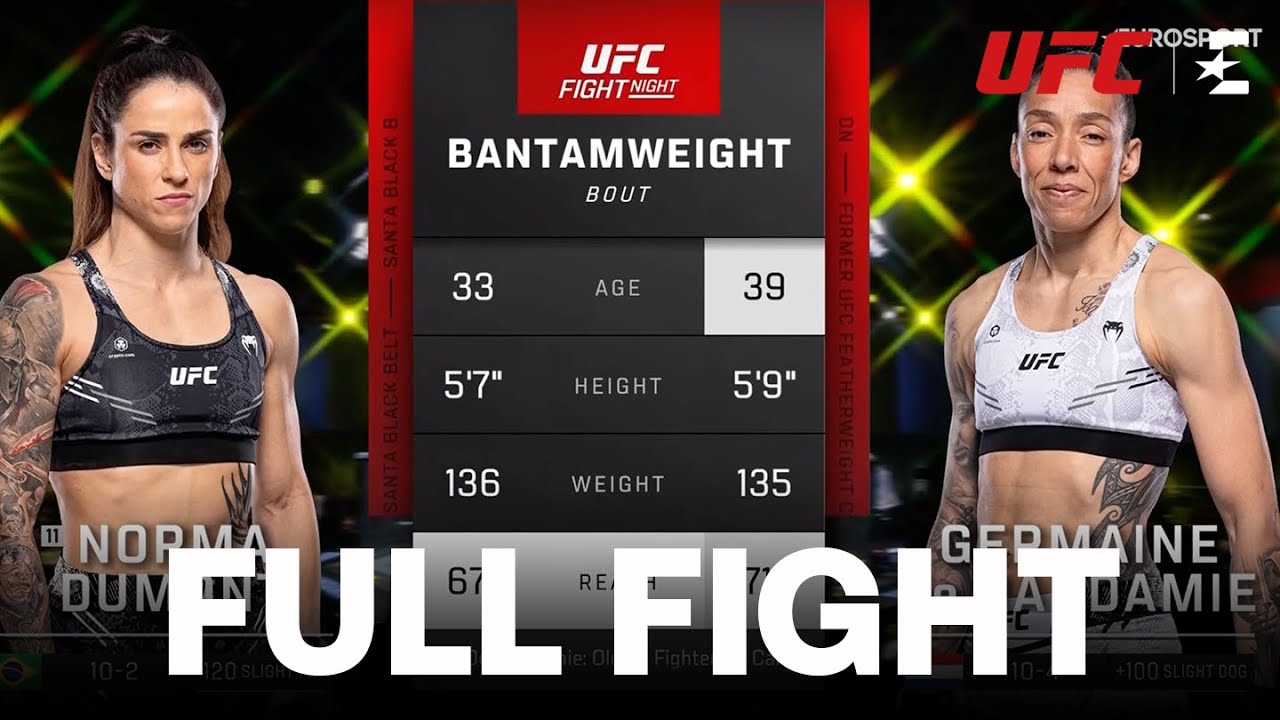 Norma DUMONT vs. Germaine de RANDAMIE | Full Fight | UFC Vegas 90