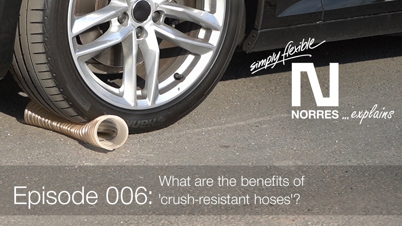 NORRES explains... What are the benefits of crush-resistant hoses?