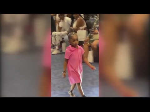 North County girl's runway walk goes viral