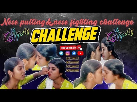 Nose pulling challenge latest/part 2/nose fighting challenge 🤣/funny video /dhanas entertainment