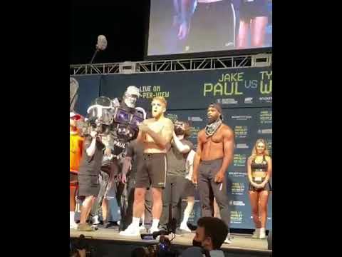 Nose To Nose Face Off Between Tyron Woodly And Jake Paul|#MMA #UFCNEPALI #JAKEPAUL #TYRONWOODLY #UFC