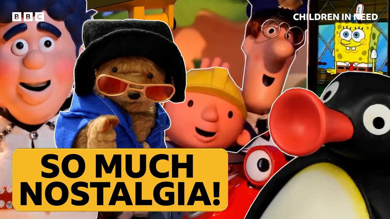 NOSTALGIA OVERLOAD with Peter Kay's Animated All Star Band 🤩 | BBC Children in Need 2009