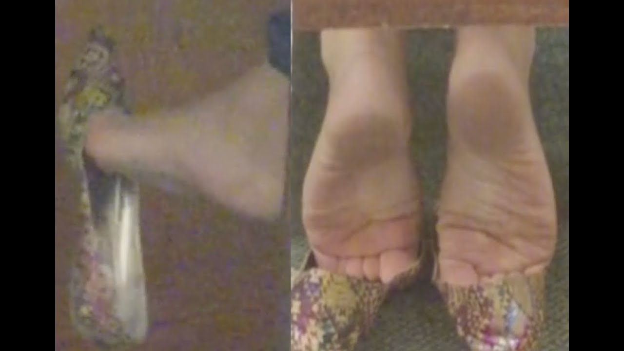 NOT MY WORK - (ANXIETY) Candid Girl Feet, Aggressive Shoeplay in Library