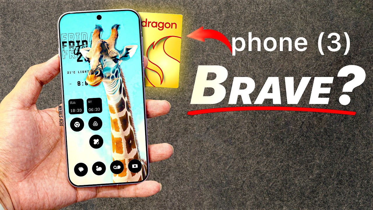 Nothing Phone 3: The BOLD Move by Nothing, WOW!