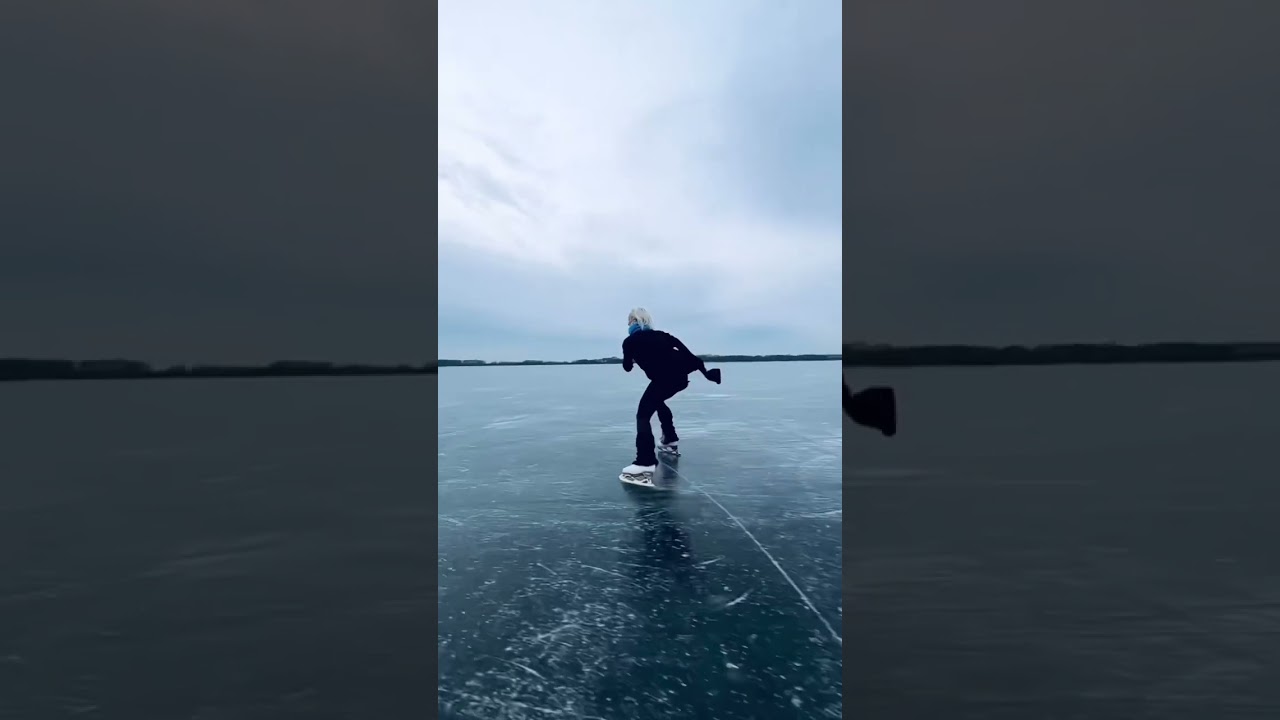 Nothing quite like Olympic champ Aljona Savchenko freestyling on a frozen lake ⛸️🎥: aljonasavchenko