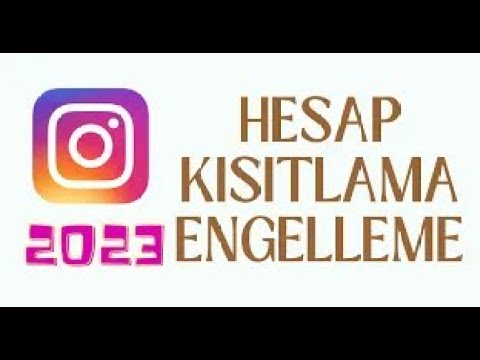 İNSTAGRAM HESAP KISITLAMA ENGELLEME 2024