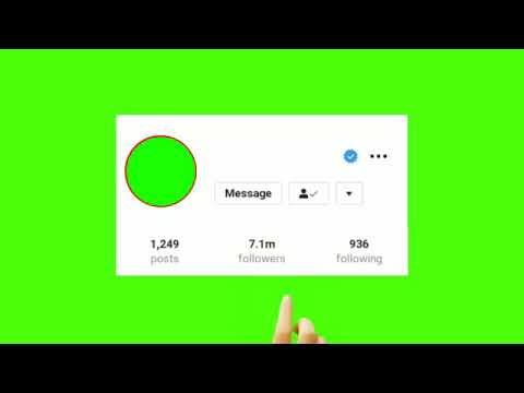 İNSTAGRAM TAKİP ET GREEN SCREEN  İNSTGRAM FOLLOW GREEN SCREEN