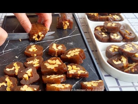 İNSTAGRAMDA İZLENME REKORU KIRAN 🤩 İPE DİZMEDEN SADECE 1SU BARDAĞI PEKMEZLE  CEVİZLİ SUCUK 🤤