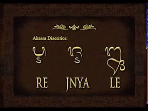 ntroducing Balinese Alphabet, mengenal Aksara Bali