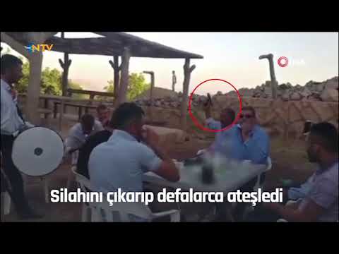 NTV | Düğün magandası: Çocuğa rağmen silahını defalarca ateşledi