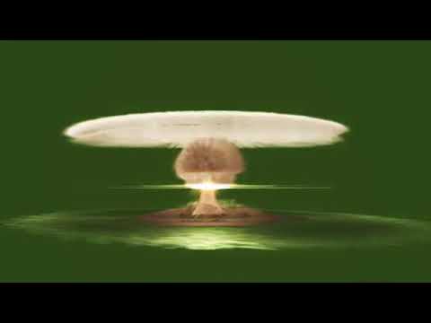 Nuclear Bomb Blast Effect greenscreen free no copyright