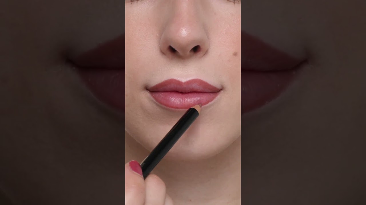 Nude Lipstick Look with Laura Mercier Caviar Perfecting Lip Liner & Caviar Smoothing Matte Lipstick
