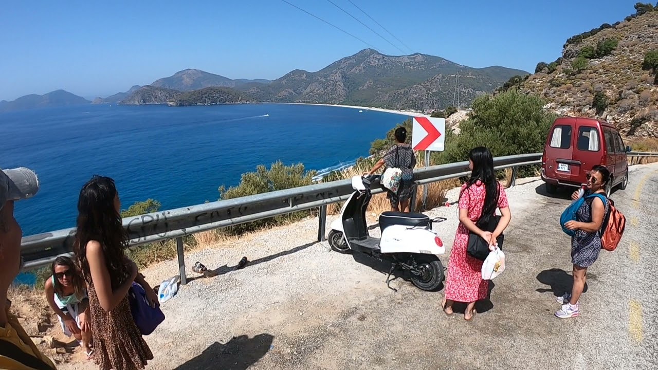 Nudist beach road, çıplaklar plajı yolu ölüdeniz fethiye muğla Türkiye nudistskaya plyazhnaya doroga