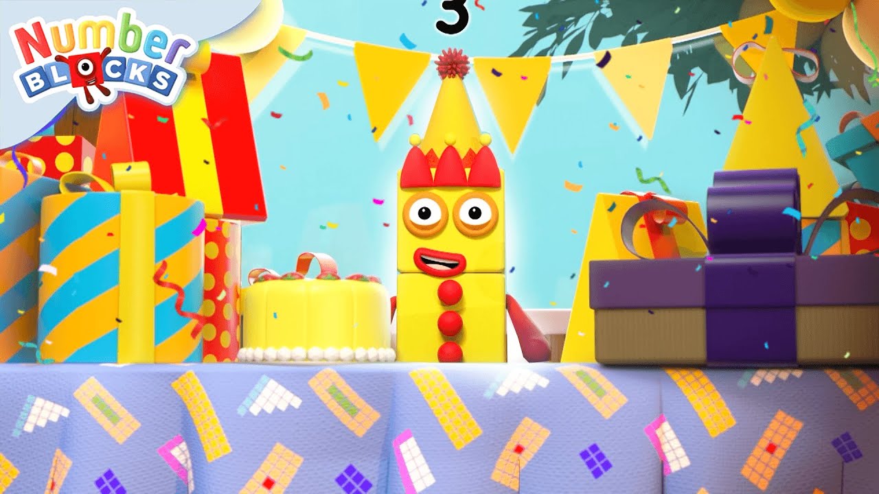 Number Party! 🎉| 123 Learn to Count | Maths cartoons for Kids | Numberblocks