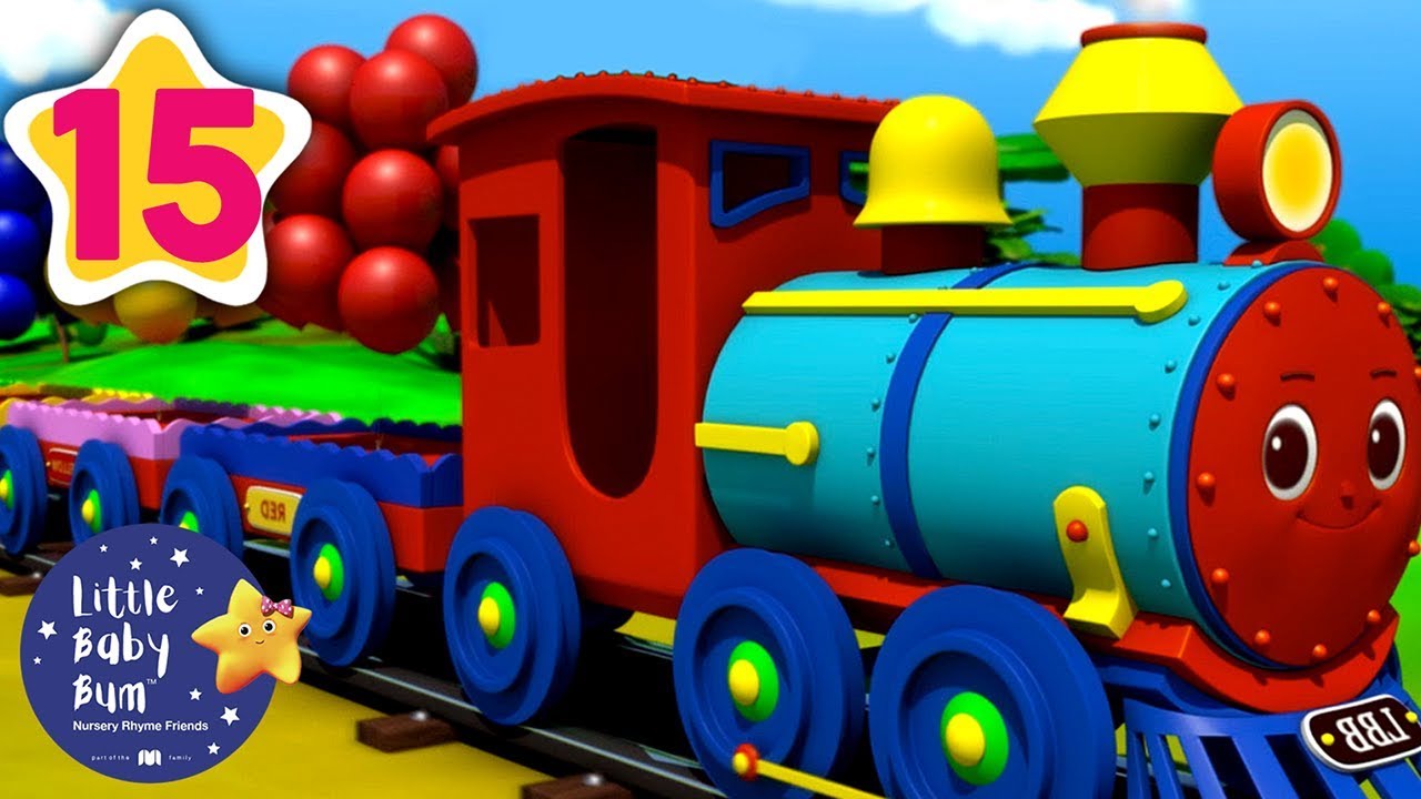Number Train Song 1-20 | +15 Minutes of Nursery Rhymes | Learn With LBB  | #howto