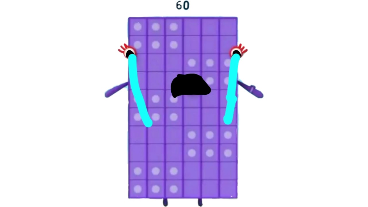 numberblock 60 crying