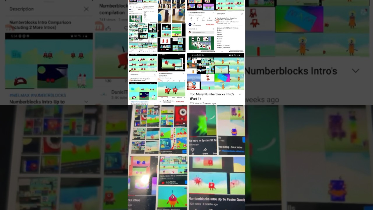 Numberblocks intro up to faster omniparison 1