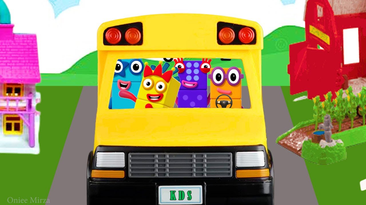 Numberblocks Song Wheels on The Bus 1