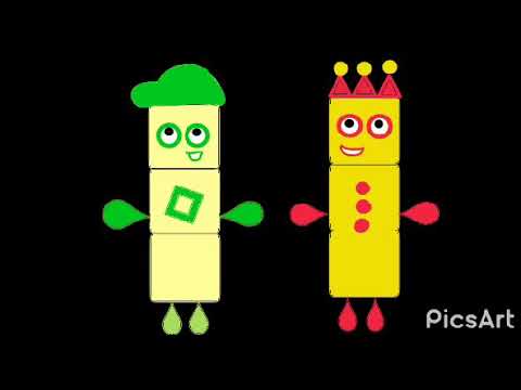 numberfangram and numberblock 3