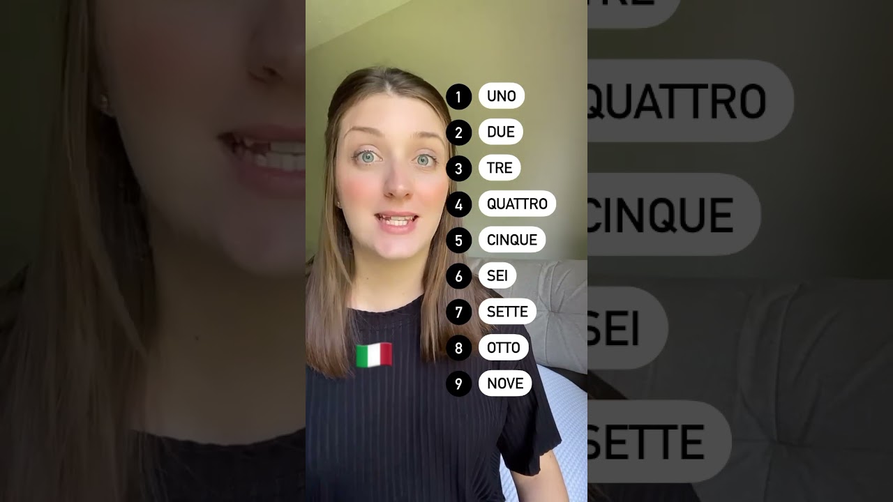 Numbers in Italian #language #learn #italianlanguage 🇮🇹