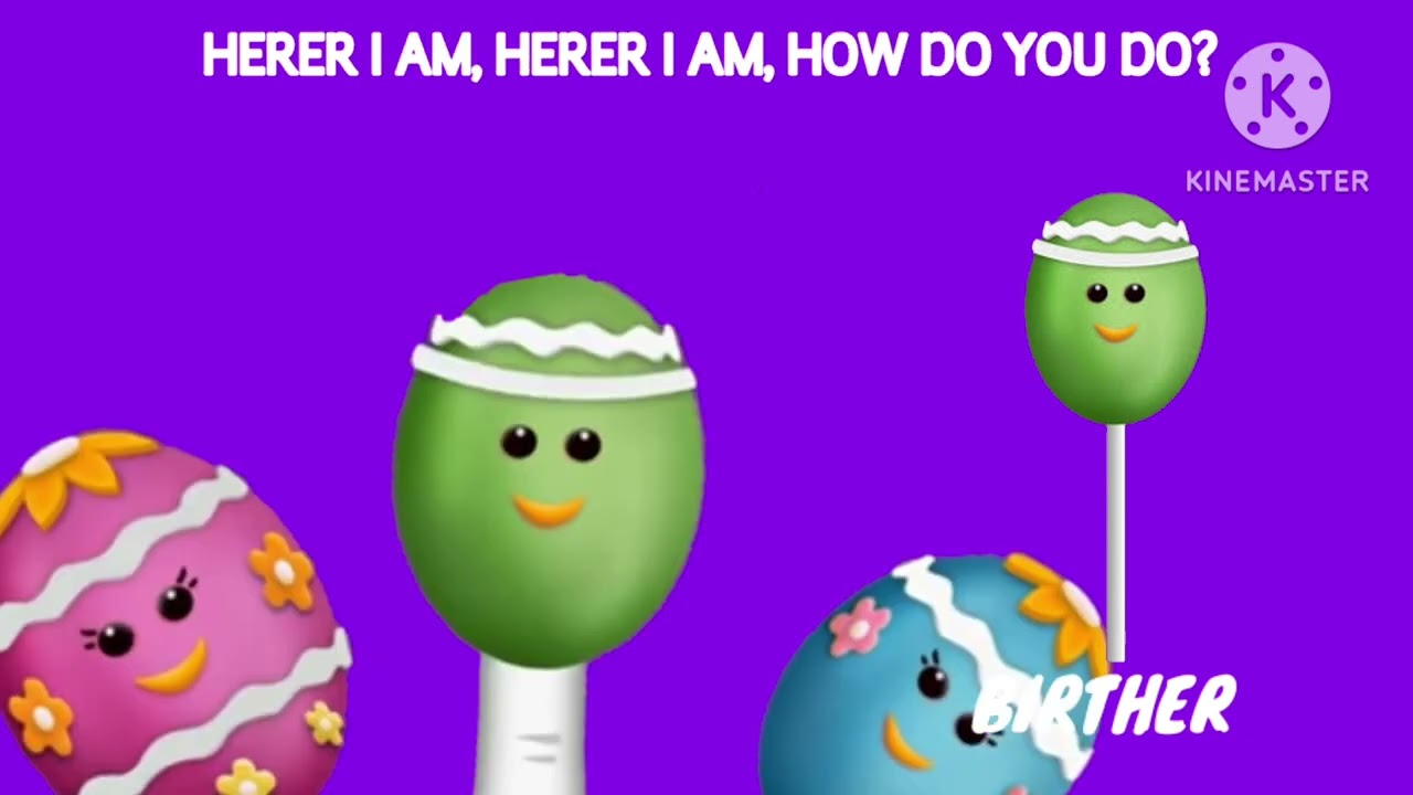 Nursery Rhyme - Finger Family Easter/Pace Egg Cake Pop