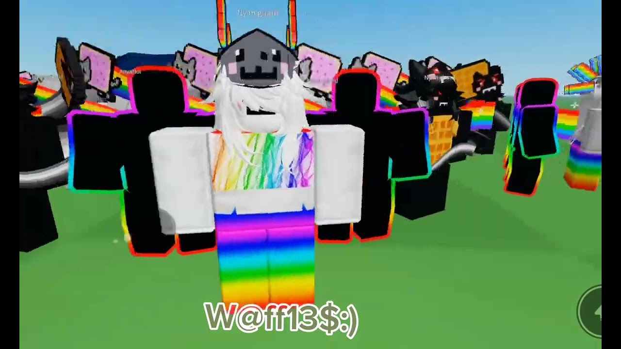 Nyan cat all Army!! Game: Catalog Avatar Creator:D #roblox #nyancat #catalogavatarcreator