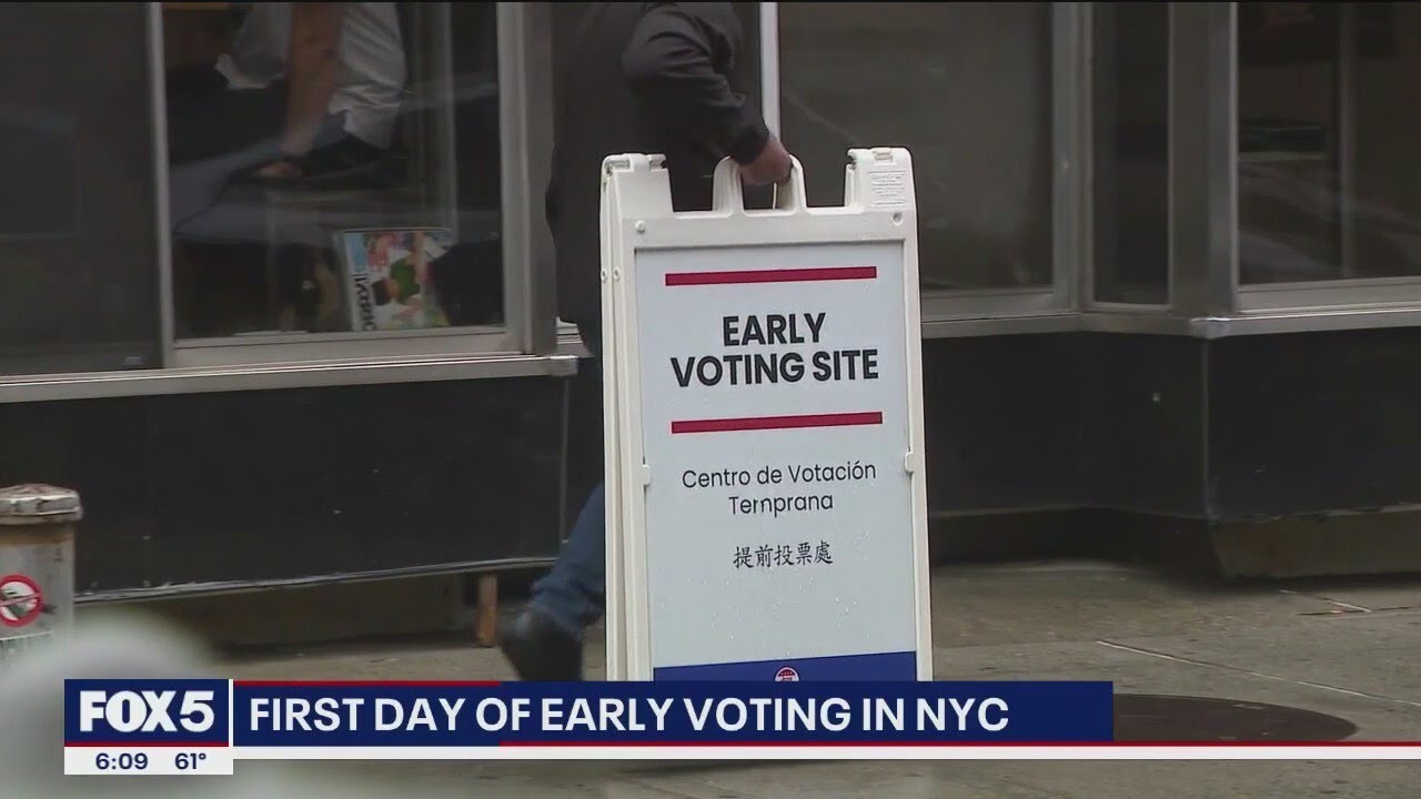 NYC elections 2025: First day of early voting