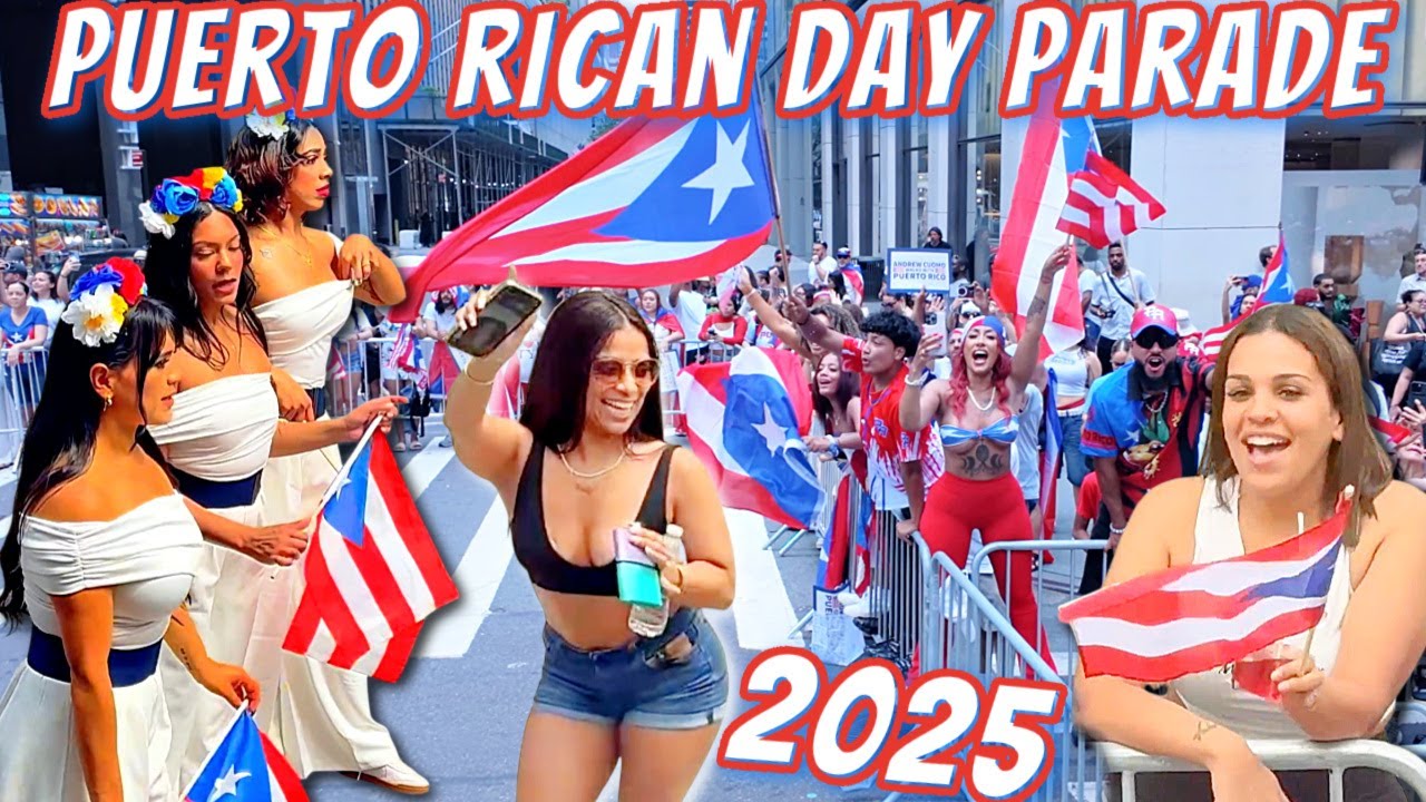NYC Puerto Rican Day Parade 2025 🇵🇷 Desfile del Día de Puerto Rico [4K]