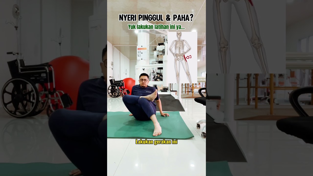 Nyeri pinggul san paha atas samping? Yuk lakukan latihan ini #drpras #edukasikesehatan #nyeripinggul