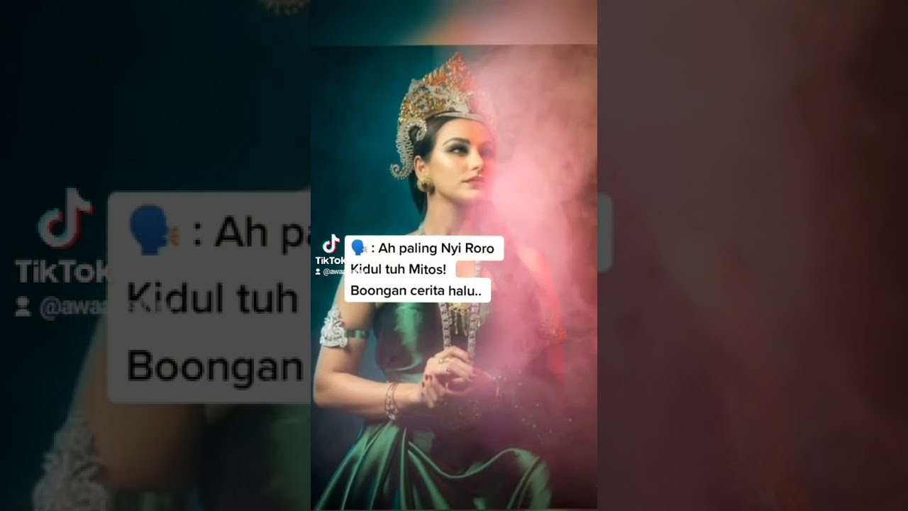 Nyi Roro Kidul Mitos?! Liat Penampakan Dia ini.. #shorts