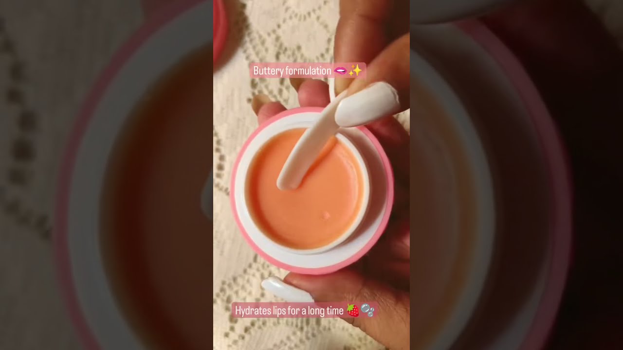 Nykaa's Macaron Lip balm 🍓✨🫧