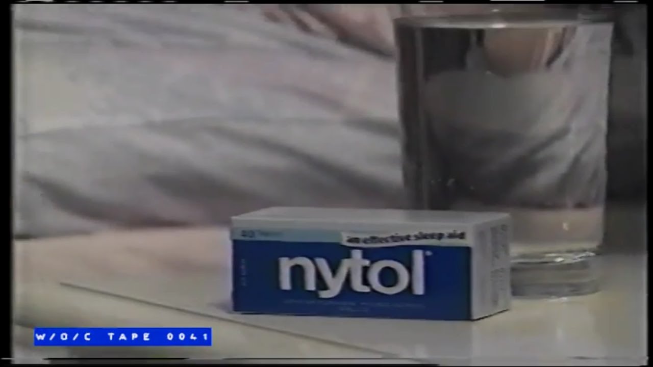 Nytol Sleeping Pill Commercial - 1989