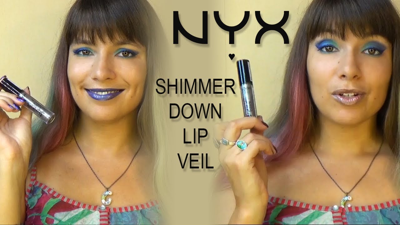 Nyx Shimmer Down lip veil – lip swatches and review!