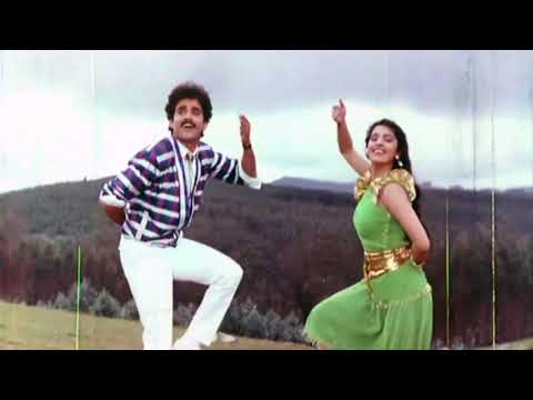 O Baby Nee Meeda HD Video Song | Vikki Dada Telugu Movie | Nagarjuna, Juhi Chawla, Radha