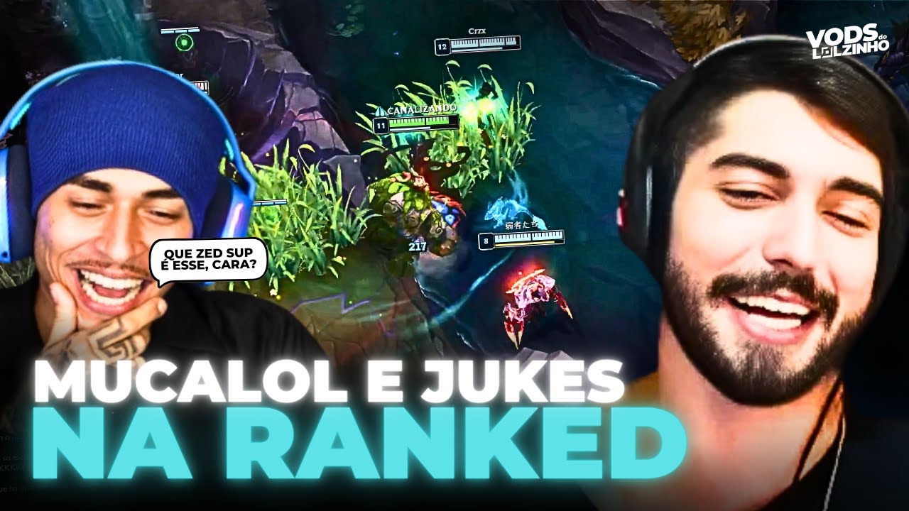 O dia que o JUKES caiu com MUCALOL e pickou ZED SUPORTE!