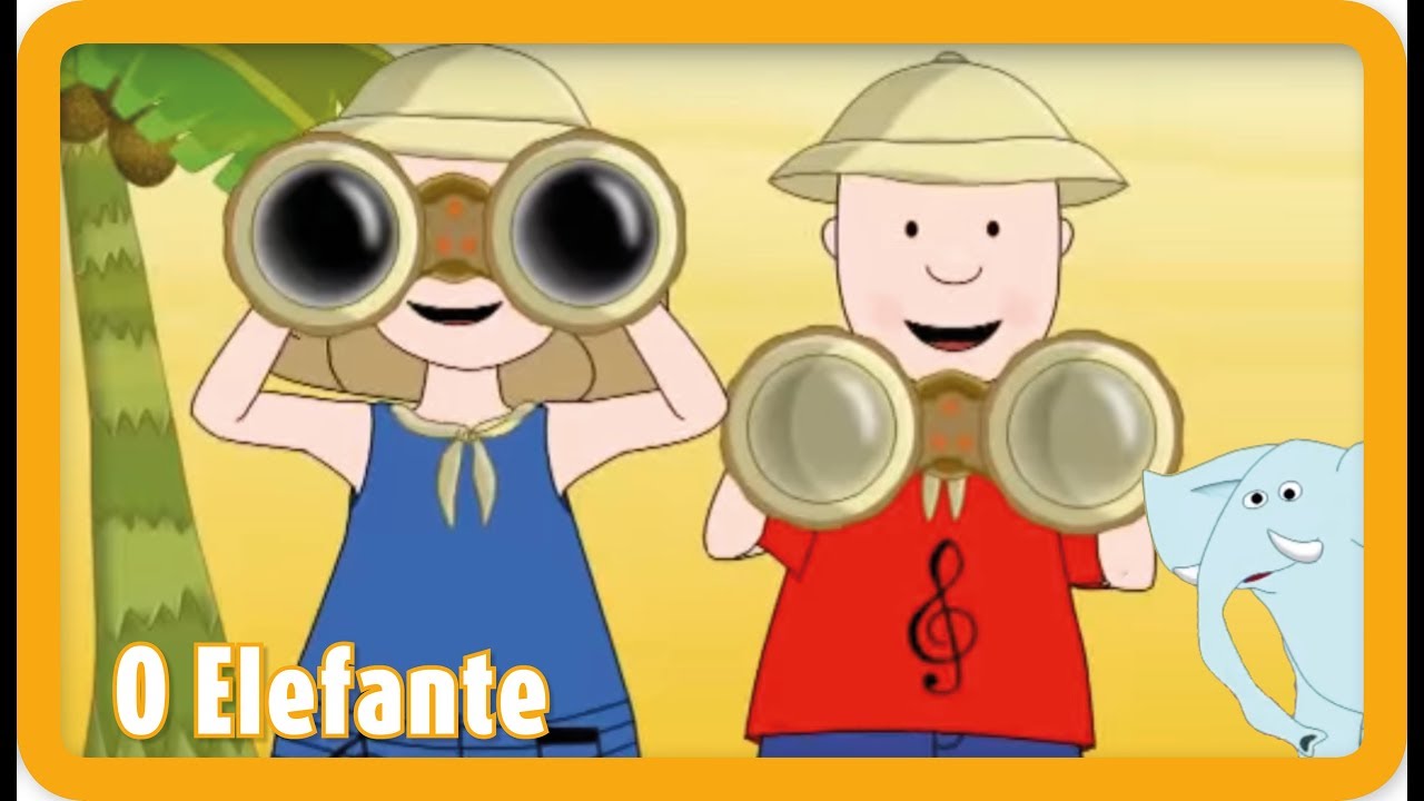O elefante | Animais | Canções para crianças em Português