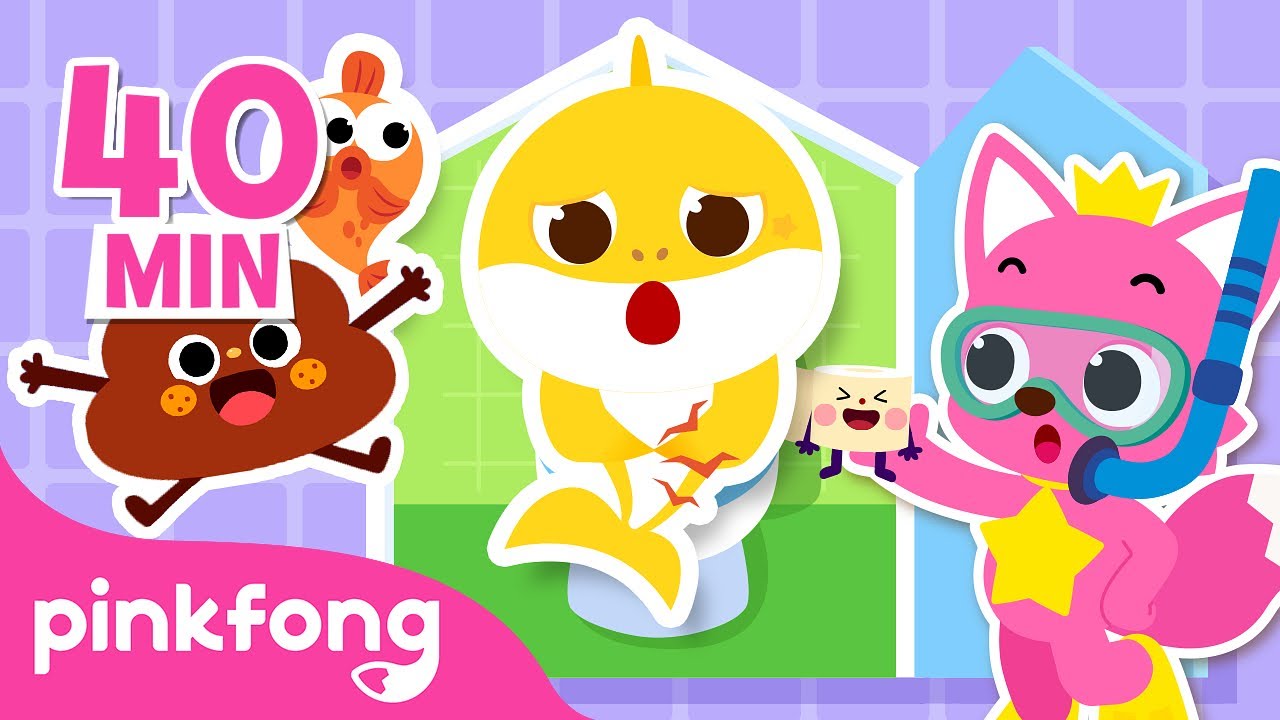 O Esconde-Esconde do Bebê Tubarão | +Compilação | Pinkfong Canções para crianças