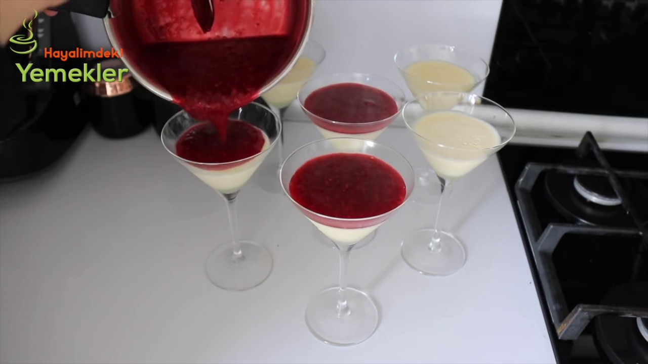 O KADAR KOLAY BİR TATLI  Kİ ÇOKTA HAFİF  ✅TAM YAZ TATLISI 💯PANNA COTTA